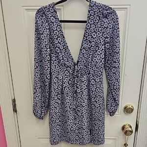 Purple, Mini, Summer, Casual, Wedding, Fall, School, Party, Bride, Floral, Dress